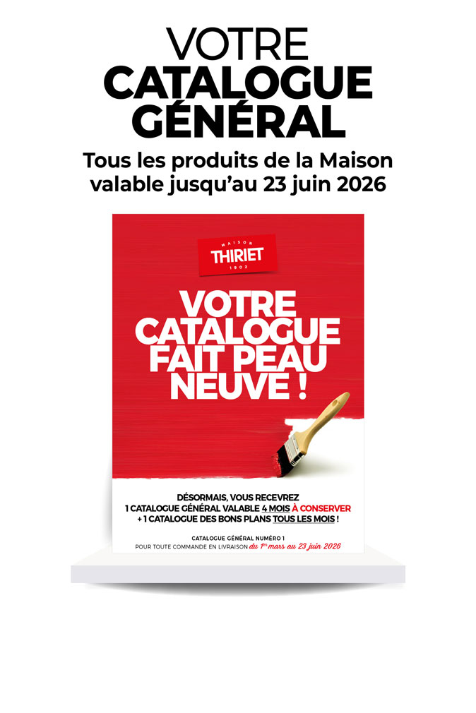 Consultez et commandez vos produits surgelés directement depuis le nouveau catalogue général en livraison à domicile de la Maison Thiriet du 01 mars au 23 juin 2026