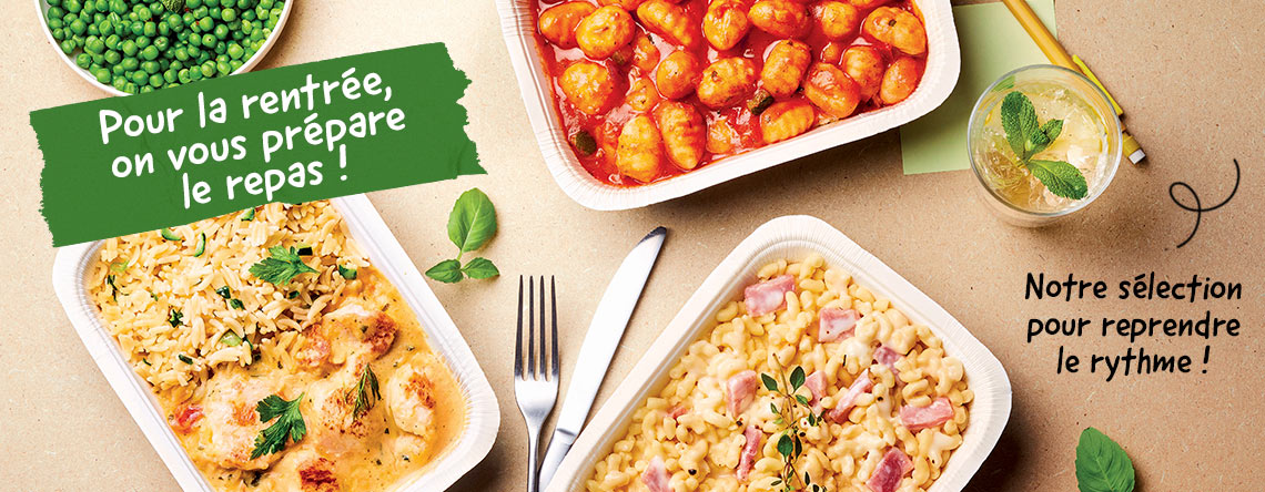 Pour la rentrée, reprenez le rythme avec notre sélection de plats pratiques et savoureux : lasagnes, gnocchis, tartines, poissons, légumes et bien plus encore