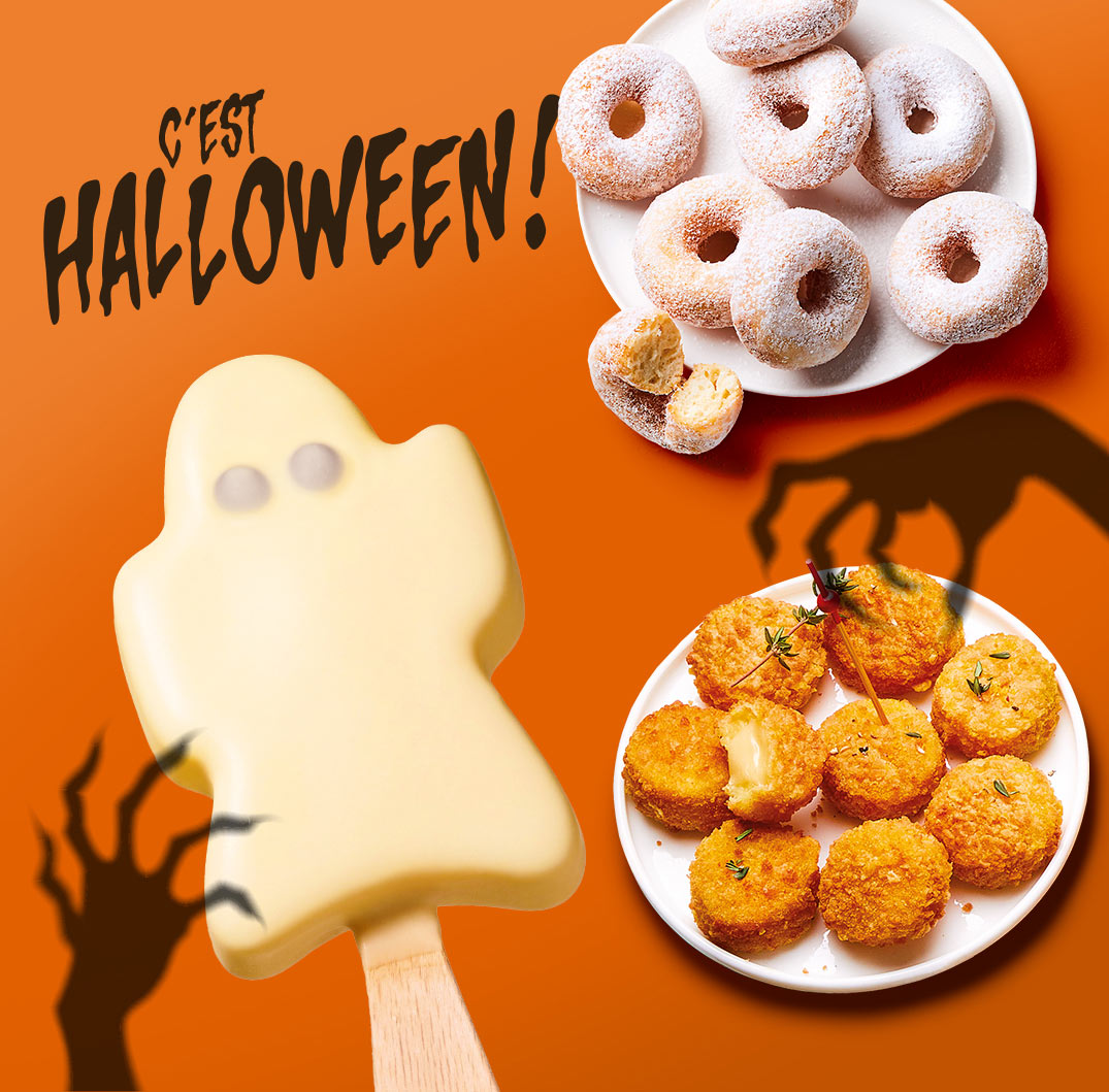 Célébrez Halloween avec notre sélection de recettes salées et sucrées à partager : croquettes au fromage, nems, mini-donuts, fondants au chocolat et bien plus encore