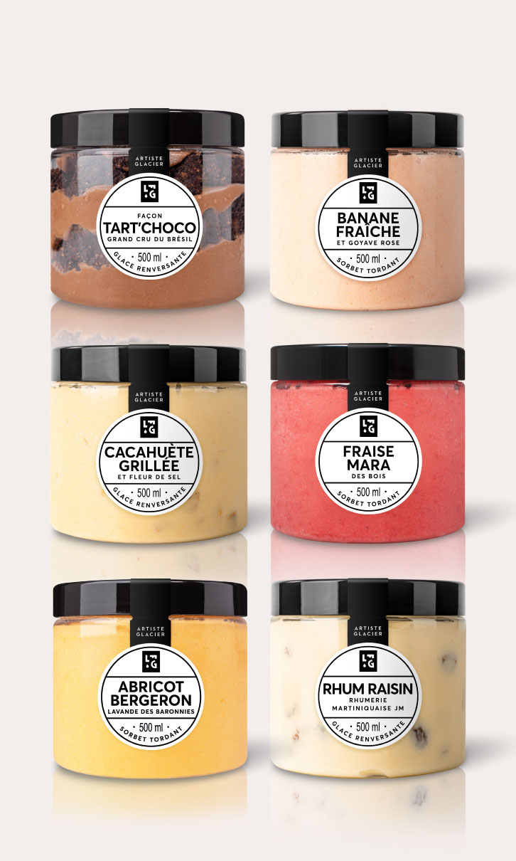 Glaces - Découvrez tous les nouveaux parfums de la Fabrique Givrée !
