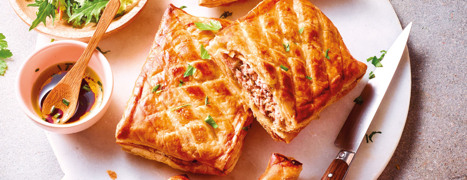 Feuilletés, crêpes, snacking - Feuilletés, tartes et tourtes individuels - Feuilletés - 6 Feuilletés à la viande