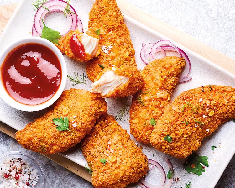 Viandes, volailles - Viandes panées - Poulet - Tenders de poulet