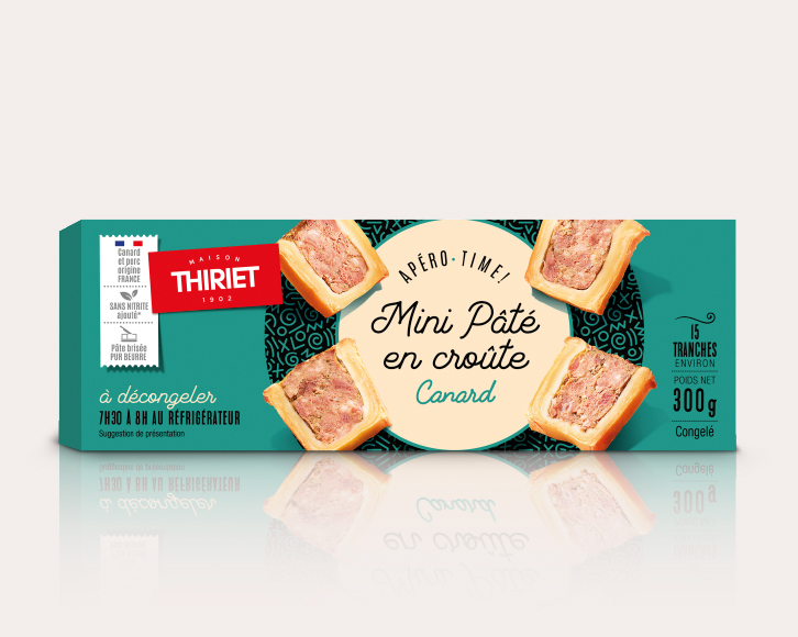 Apéritifs - Apéritifs froids - Bouchées froides - Mini pâté en croûte canard