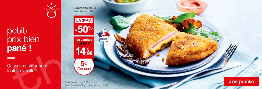 Profitez des petits prix bien panés avec Thiriet !