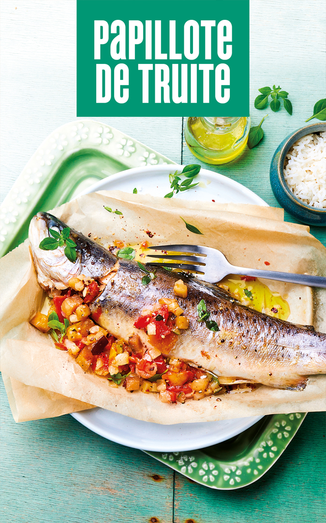 Papillote de truite