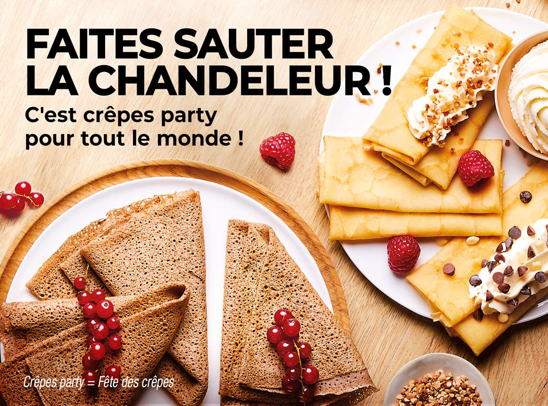 Célébrez la chandeleur avec les crêpes, les galettes et les pancakes de la Maison Thiriet