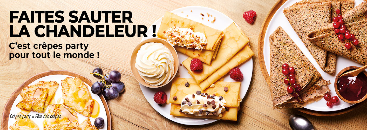 Célébrez la chandeleur avec les crêpes, les galettes et les pancakes de la Maison Thiriet