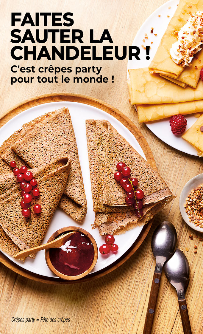 Célébrez la chandeleur avec les crêpes, les galettes et les pancakes de la Maison Thiriet