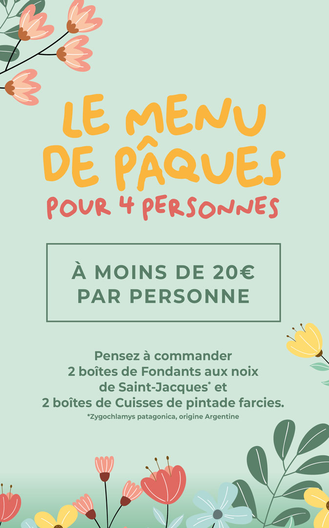 Menu moins 20€