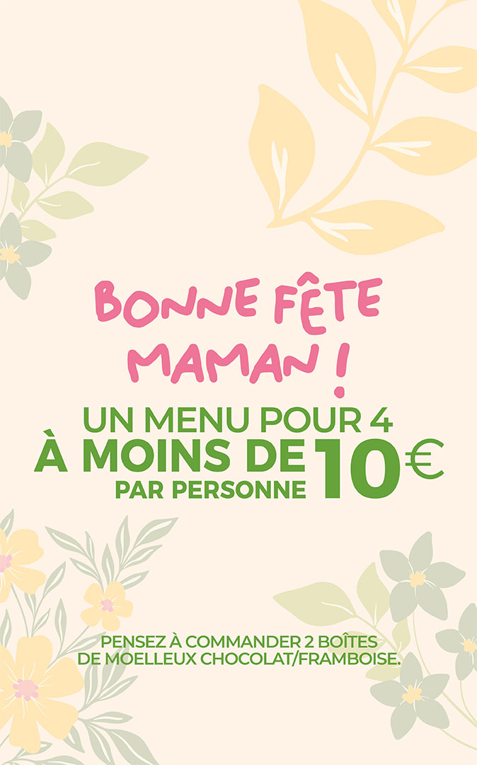 Menu moins 10€