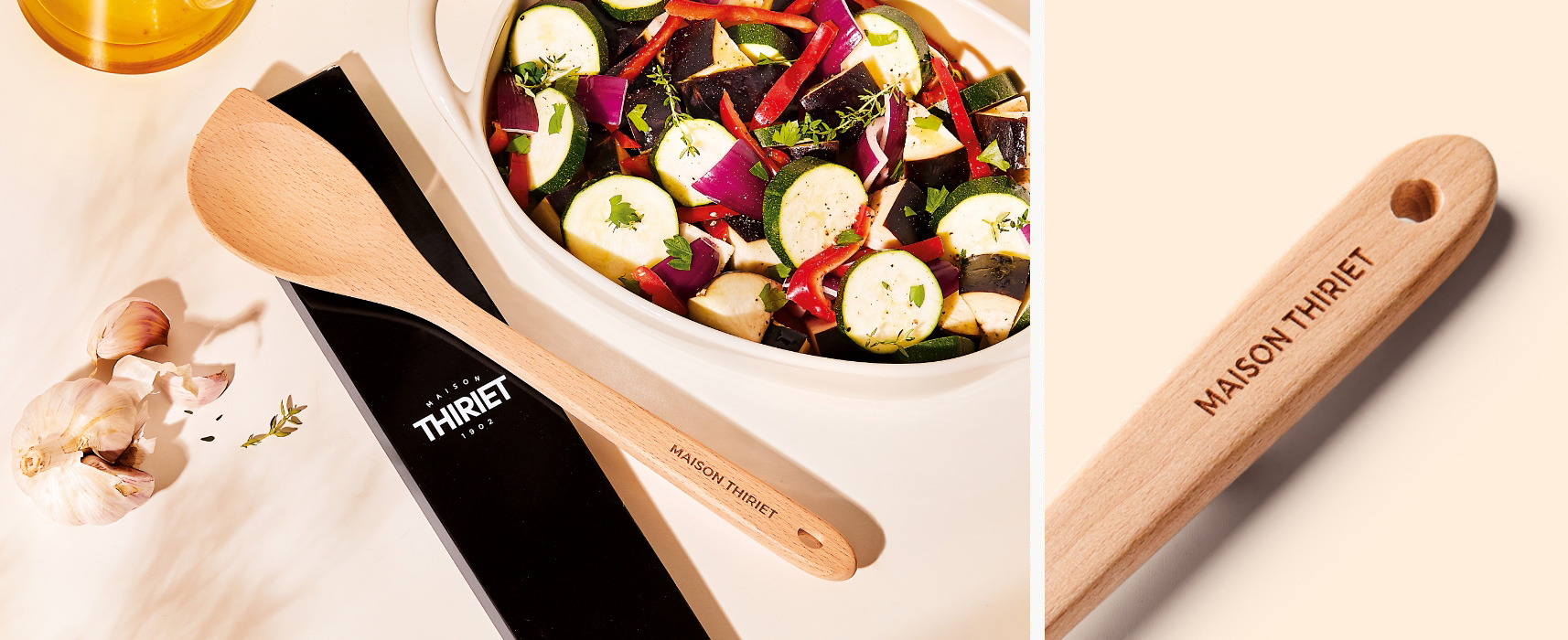 Profitez d'un cadeau de la Maison Thiriet, ce mois-ci une cuillère en bois offerte !