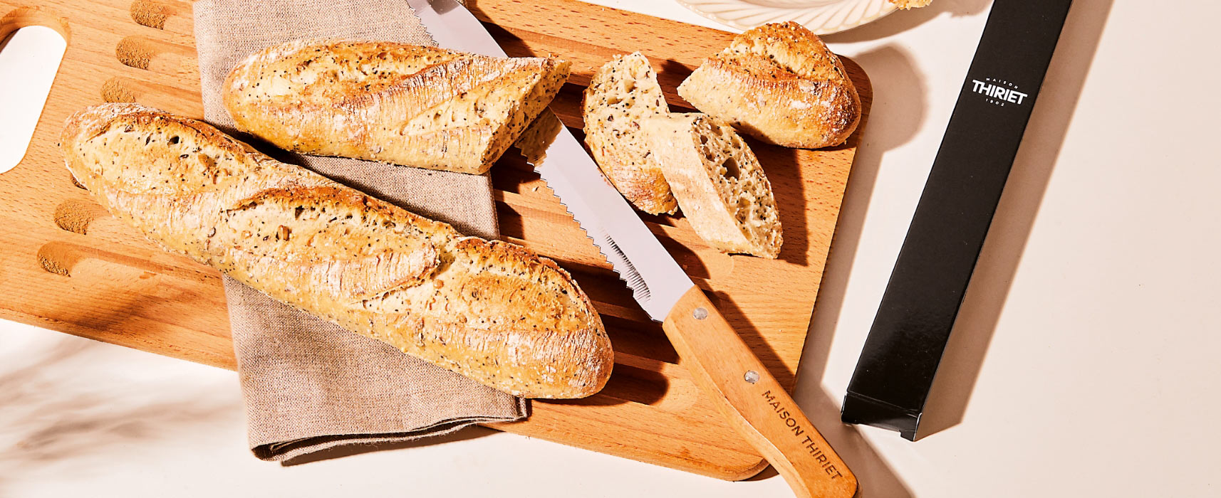 Le couteau à pain de la Maison Thiriet en cadeau
