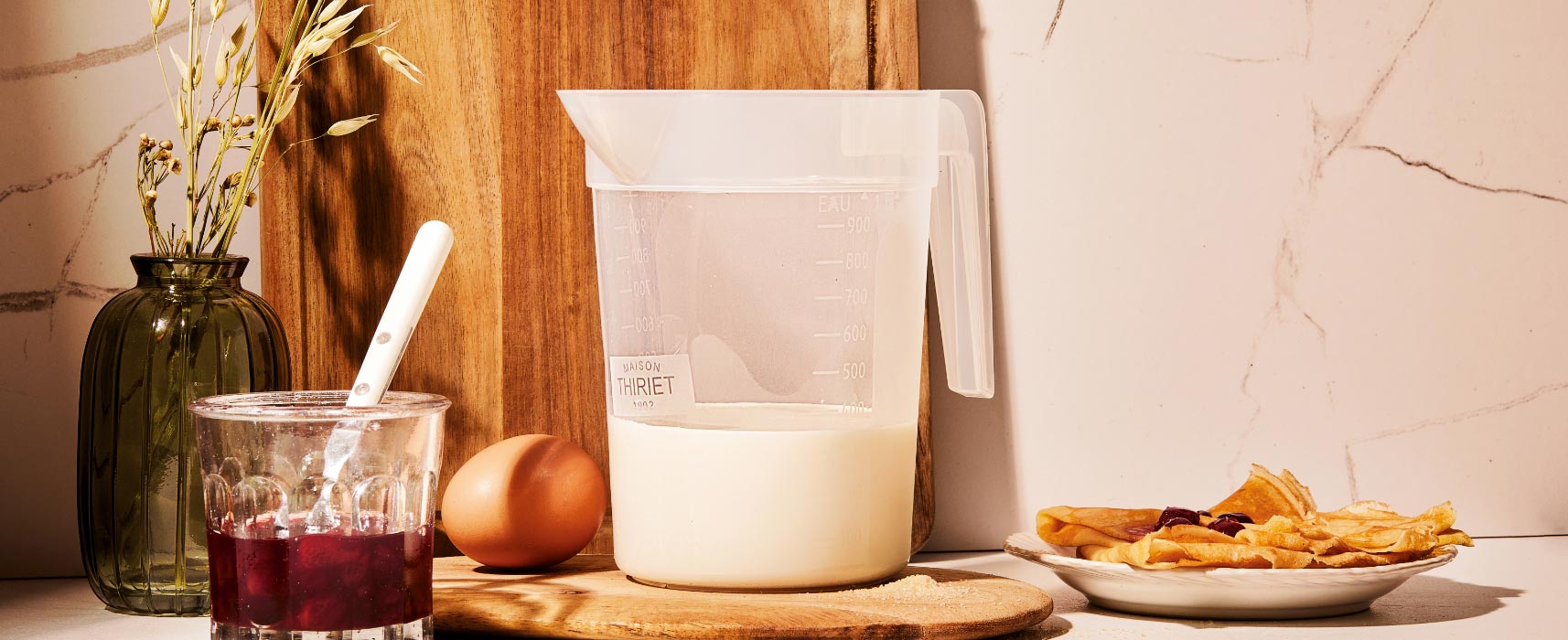 Profitez d'un cadeau de la Maison Thiriet, ce mois-ci un pichet mesureur offert !