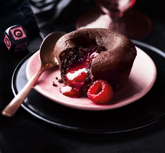 2 Mœlleux chocolat framboise