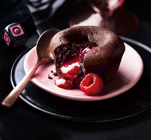 2 Mœlleux chocolat framboise